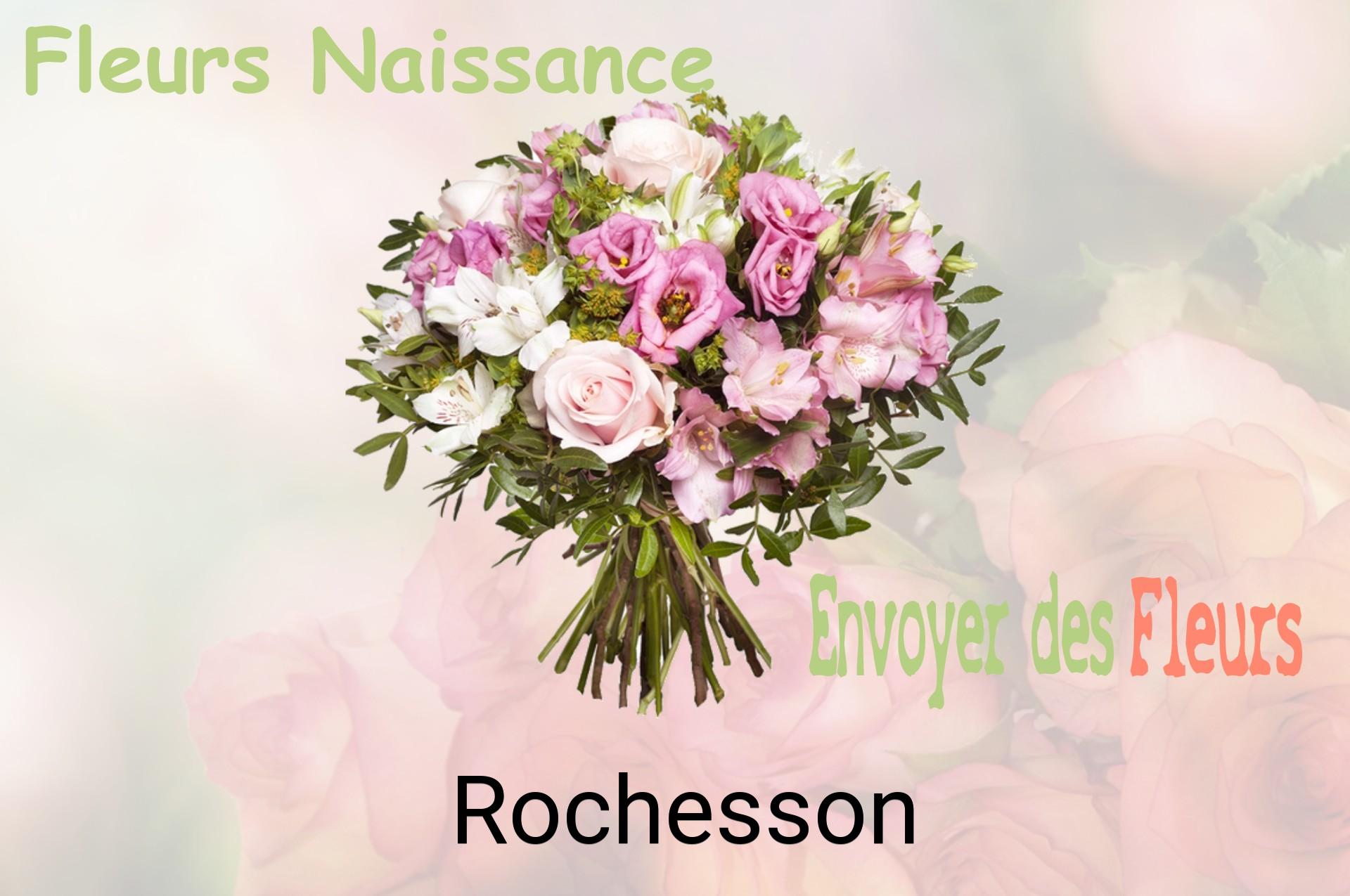 Bouquet de fleurs de naissance livré à Rochesson